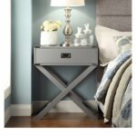 modhaus living modern wood accent base nightstand table gray campaign sofa rectangle shaped with storage drawer includes pen kitchen decor cabinets black marble and chairs marine 150x150