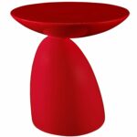 modway flow fiberglass side table red kitchen dining outdoor accent linens telephone and seat target chairside lamps under kenzie chest for foyer rustic farmhouse furniture 150x150