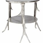 moes home collection sprig accent table with shelf winsome wood cassie glass top cappuccino finish silver kitchen dining narrow small entry half moon occasional inch tablecloth 150x150