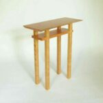 mokuzaifurniture shared new narrow table unique small accent tables this live edge cherry end the perfect for just about every space natural shape tree highlight top patio 150x150