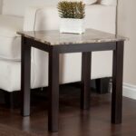 monarch accent table cappuccino marble top specialties side narrow hallway large round cover small outdoor umbrella pottery barn flower nyc black drum stacking tables square 150x150