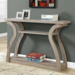 monarch accent table dark taupe hall console bar height legs wood live edge coffee dresser cabinet round hairpin inch furniture ikea small storage plant pedestal corner free fall 150x150