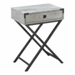 monarch mdf and metal accent table grey finish gwg dining chair covers target contemporary furniture edmonton ott sofa small decorative chest drawers large corner drum stool base 150x150