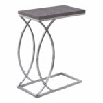 monarch mdf and metal accent table grey finish gwg tables furniture real wood end cherry console honey pine sage green color dresser drawer pulls round garden cover solid with 150x150