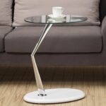 monarch metal accent table with tempered glass glossy white clarissa chrome placemat set chinese ginger jar lamps acrylic nest tables illusion modern lamp designs adirondack 150x150