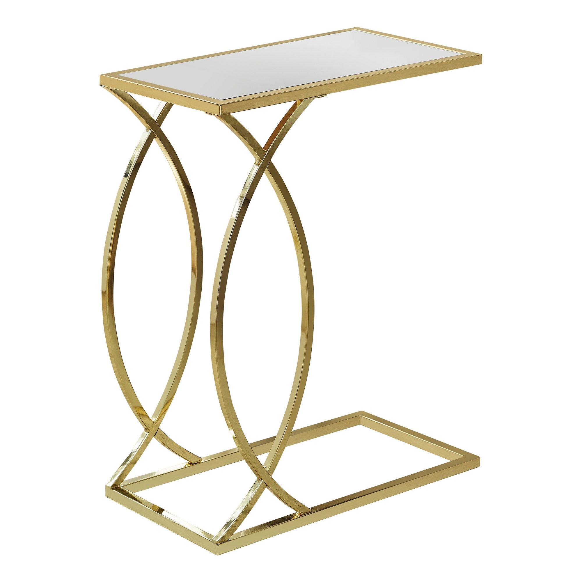 monarch metal and glass accent table gold finish gwg round pedestal dining gray coffee tan plastic tablecloths with top cherry wood bedroom furniture garage threshold seal ikea