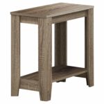 monarch specialties accent end side lamp table hall console dark taupe with shelf kitchen dining target red small white gloss owings bar storage live edge coffee covers for 150x150