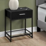 monarch specialties accent end table night room essentials stand black kitchen dining ikea coffee tables and side hampton bay wicker patio furniture small white garden half round 150x150