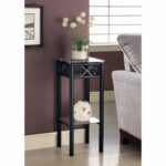 monarch specialties accent table black metal with tempered glass hover zoom antique dining room zebra chair pottery barn griffin hobby lobby coffee tray end support leg solid wood 150x150
