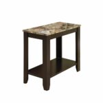 monarch specialties accent table cappuccino marble top faux small wood side retro console dining cover set kidney coffee gloss patio depot home goods lamps outside white bedroom 150x150
