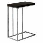 monarch specialties accent table chrome metal mmmstl cappuccino marble bronze kitchen dining ikea furniture floor wine rack outdoor melbourne frame side half moon end beach 150x150