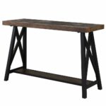 monarch specialties accent table inch dark taupe hall console nspire langport rustic oak farmhouse style end tables round hairpin coffee pottery barn trestle free fall runner 150x150