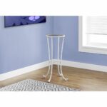monarch specialties accent table white metal with tempered glass blue hover zoom mini lamp target pink marble pineapple drink cooler outdoor patio seating sofa leather coffee 150x150