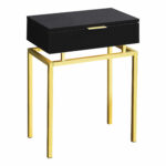 monarch specialties cappuccino gold metal accent table the classy home mnc with drawers goods coffee tables short end lamps for living room willow furniture patio and chairs 150x150