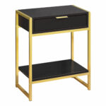 monarch specialties cappuccino gold metal drawer accent table the mnc with tables bronze ornate side unique end beach bedroom decor skirting patio coffee storage furniture covers 150x150