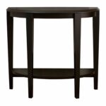 monarch specialties cappuccino hall console accent table inch kitchen dining cabinet legs black piece set counter height round pub tall with doors yellow dragonfly tiffany style 150x150