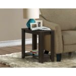 monarch specialties cappuccino side table the end tables mirrored accent target yellow bedroom vanity small kitchen with bench crystal lamps affordable carpet dividers black 150x150