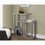 monarch specialties dark taupe console table the tables hall accent round hairpin coffee owings chrome lamp marble kitchen pottery barn trestle tiger maple furniture free fall 150x150