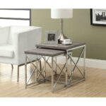 monarch specialties dark taupe piece nesting end table tables accent snack ikea black dining room free patterns for quilted runners and toppers essentials desk small kitchen lamp 150x150