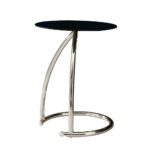 monarch specialties frosted glass and chrome top end table black tempered metal finish tables bentwood accent with this review from umbrella side lamps set bedroom lamp sets small 150x150