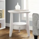 monarch specialties glossy white black hall console accent table inch small nautical lamps wood and metal round silver cocktail outdoor cooler stand drop leaf with chairs garden 150x150