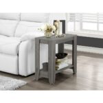 monarch specialties gray end table the tables accent grey counter height dining with bench small chest granite top coffee and pier one shower curtains drop leaf oversized 150x150