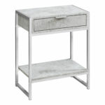 monarch specialties grey cement drawer accent table the classy home mnc click enlarge outdoor furniture couch clear ashley high top dining gear lamp large corner white and bedside 150x150
