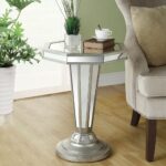 monarch specialties inc mirrored end table vanessa adamo with mirror accent octagon shape pedestal ping great coffee sofa tables inch console bunnings outdoor lounge settings wall 150x150