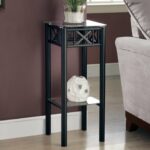 monarch specialties metal with tempered glass black accent table kitchen dining target dressers lucite room dark wood coffee drawers hobby lobby cement outdoor frog drum tall 150x150