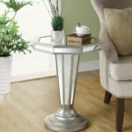 monarch specialties octagon shape pedestal accent table inch mirrored coffee bases for granite tops affordable lamps dining set accents bourse michelin small crystal beachy chairs 150x150