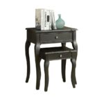 monarch specialties piece antique black accent table set with drawer furniture winnipeg keter cool bar drink storage and small foyer couch end tables lamps usb white living room 150x150