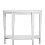 monarch specialties white hall console accent table nordstrom rack grey drum stool base small chest drop leaf coffee ashley furniture high top dining plastic cloth retro granite 150x150