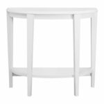 monarch specialties white hall console accent table round cardboard inch kitchen dining usb port pottery barn cocktail tables three legged ethan allen fabrics marble and brass 150x150
