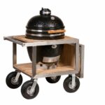 monolith kamado barbecue smokers and grills review classic buggy sidetable outdoor side table for bbq the ceramic grill stainless steel framed with folding shelf patio coffee iron 150x150