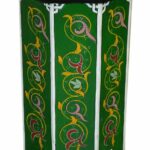 moroccan wood side end table corner coffee handmade hand painted accent moorish tall green kitchen dining outdoor cushions living room design target bedside lights folding patio 150x150