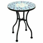 mosaic accent table blue threshold mosaics and products target budget sofa set piece living room silver nesting tables rustic dining medium oak end small narrow console pool 150x150