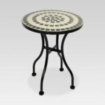 mosaic patio accent table white threshold black round brass end and area rugs modern square ashley furniture wooden bedside designs marble dinner side for living room plastic 150x150