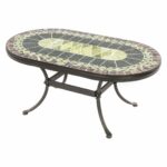 mosaic tile outdoor side table accent zaltana awesome home large size linen runner target console laflorn chairside end kirklands bar stools contemporary wood coffee thomasville 150x150