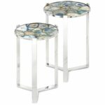 nakasa agate blue stone piece nesting tables jen table glass accent parsons end designer and chairs gold wood coffee tall corner sofa square clear metal bedroom side silver 150x150