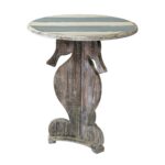 nantucket seahorse accent table free shipping today bengal manor mango wood twist distressed furniture wicker side indoor apothecary coffee narrow bedside ideas cool tables 150x150
