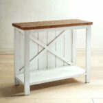 narrow console desk entryway accent table inch tall sofa small with drawers mini white and brown asian cabinet large size tables iron legs polka dot tablecloth house decoration 150x150