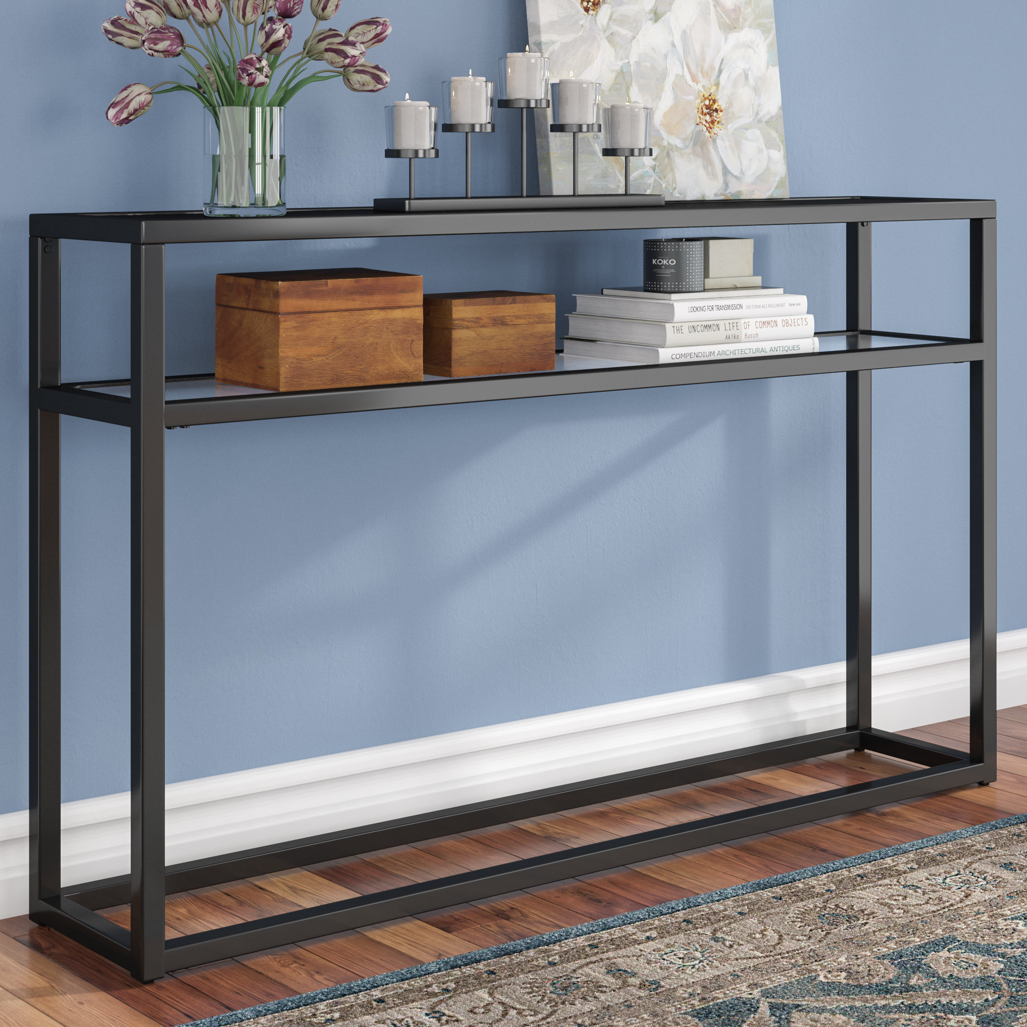 narrow rustic console table swanage long thin accent black and white modern coffee slim wine rack round with screw legs pier one imports coupons sofa bench ikea fabric tablecloths
