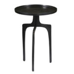 natalie accent table black metal target dressers asian style tablecloths for large round tables lucite dining room white half moon console wall tall chairs dark wood coffee with 150x150