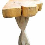 naturally unique cypress tree trunk handmade wall accent table img burned rusti imagina natural hammered metal top coffee vintage chairs distressed furniture yellow home decor 150x150