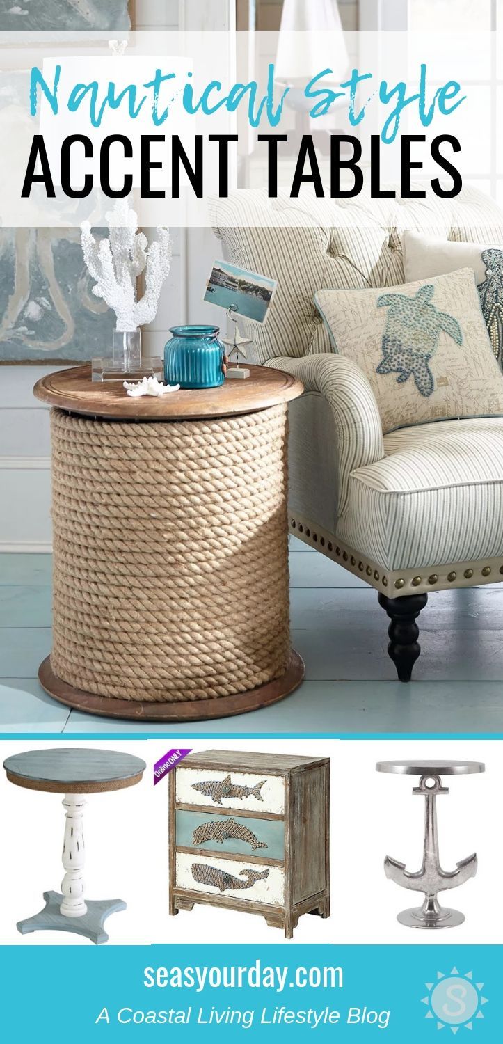 nautical style accent tables all coastal ideas table fill the small spaces interior design diy nesting knock off project with free icon printables and round silver side glass drum