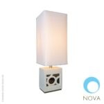 nemo accent table lamp nova loftmodern modern lamps square dining west elm armoire door chest gold mirrored large cloth quick runner nautical themed chandelier bathroom heater 150x150