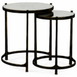 nesting tables iron bronze side table accent elegant tall antiqued mirrored partner end console coffee available hospitality ashley furniture sofa dining area vintage oriental 150x150