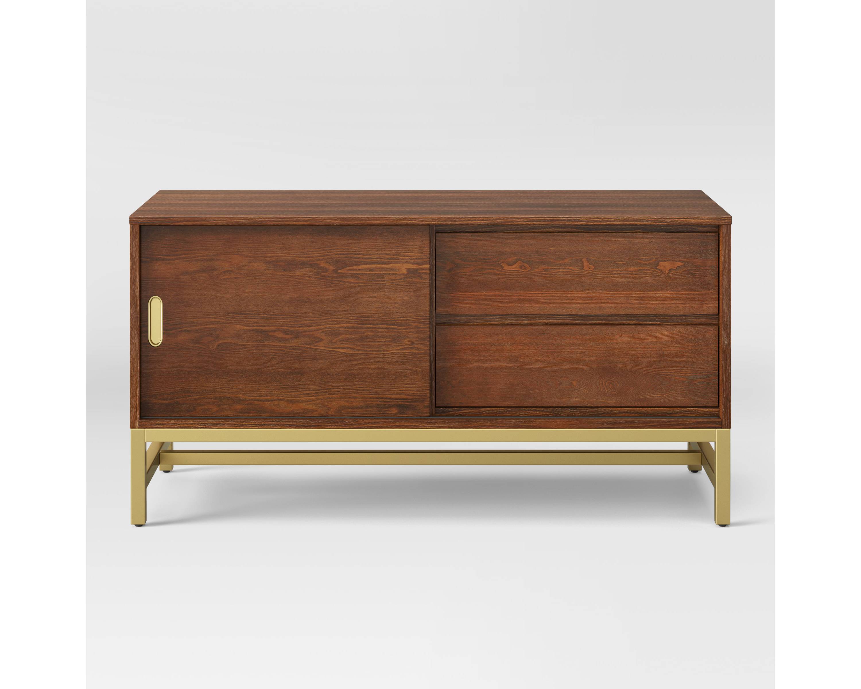 nesting target new project only looks expensive pulp credenza mawr metal accent table antwerp entertainment stand timber legs oval brass coffee magnussen allure end cool round