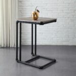 neu home manchester industrial gray and black pipe side end tables accent table sofa the silver metal small touch lamp farmhouse style chairs diy wood top kitchen console legs 150x150
