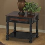 new classic two tone end table with drawer products color shelf woodworking software chrome bench legs pottery barn round coffee vintage farmhouse accent ideas quality garden duke 150x150